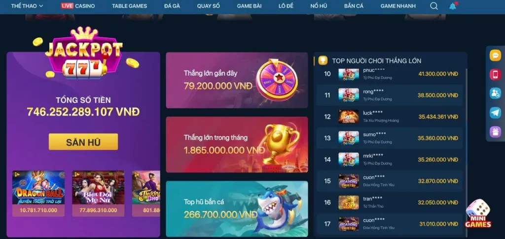 Khuyến mãi độc quyền trên ứng dụng sbotop nổ hũ